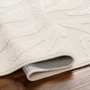 Keto Cream Zebra Print Area Rug - Clearance