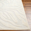 Keto Cream Zebra Print Area Rug - Clearance