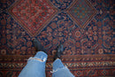 RESERVED 7.5x16 Vintage Afshar Carpet Runner
