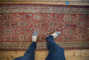 3x14.5 Vintage Distressed Fragment Malayer Rug Runner