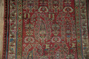 3x14.5 Vintage Distressed Fragment Malayer Rug Runner