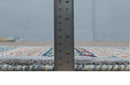 Small 1.5x2 Gray, Blue and Camel Wool Hand Knotted traditional Vintage Antique Southwestern Tribal Gabbeh | TRDCP566152