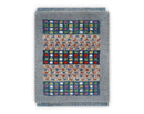 Small 1.5x2 Gray, Blue and Camel Wool Hand Knotted traditional Vintage Antique Southwestern Tribal Gabbeh | TRDCP566152