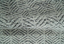 Small 2x3 Hand Knotted Ivory and Charcoal Tribal Design Wool Rug