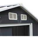 [04X07FT] Alora Small Outdoor Garden Backyard Storage Tool Shed W/ Sliding Door (SAK59938)