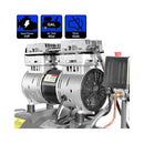 Small Portable Electric Oil-Free Commercial Ultra Quiet Air Compressor Tank, 8 GAL (SAK51263)
