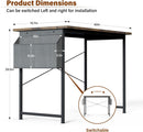 40 Inch Small Space Writing Desk With Headphone Hooks