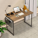 40 Inch Small Space Writing Desk With Headphone Hooks