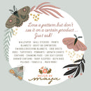 Woodland Baby Forest animals - Fabric Nursery Wall Art Decals