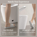 Nuvia Smart Auto Dual Flush Tankless Toilet With Heated Bidet, Auto Open And Close (SAK37415)