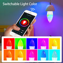 Smart LED Lamps | E14 RGB CW WW Dimmable Bulb with Voice Control