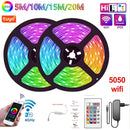 Smart LED Strip Light - WiFi & Bluetooth Control, 5050 RGB