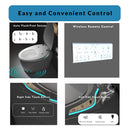 Nuvia Smart One-Piece Toilet With Bidet, Foot Sensor, LED Display And Dryer (SAK80112)