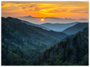 Smoky Mountains Sunset - Print