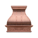 Akicon Custom Custom Copper Vent Hood with Artisan Handcrafted Detail