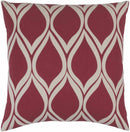 Delden Dark Red Pillow Cover