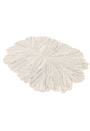 Snow Bloom Beige Hand Tufted 5x7 Wool Area Rug