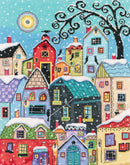 Snow falling M654 Counted Cross Stitch Kit