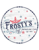 Snowflake Cafe Christmas Door Decorations