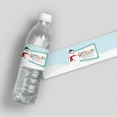 Snowman Holidays Water Bottle Labels