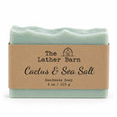 Handmade Soap | Cactus & Sea Salt | 4 oz | The Lather Barn