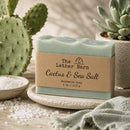 Handmade Soap | Cactus & Sea Salt | 4 oz | The Lather Barn