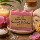 Handmade Soap | Sea Salt & Orchid | 4 oz | The Lather Barn