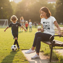 Soccer Mama Graphic T-Shirt 100% Ring Spun Cotton Women's Casual Tee
