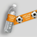 Soccer Water Bottle Labels