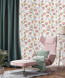 Soft Floral Pattern Wallpaper