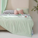 DecorBites™ Cooling Quilt: Soft, Comfortable Queen Blanket for Summer Heat, Unique Cold Fiber Technology