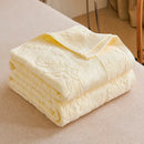 Soft pastel cotton jacquard towel blanket bedroom sofa cover