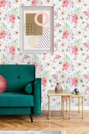 Soft Peonies Wallpaper Wallpaper