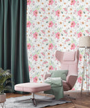 Soft Peonies Wallpaper Wallpaper