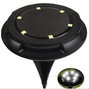 Solar Ground Lights with Bright LEDs for Garden and Pathways