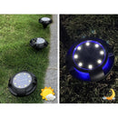 Solar Ground Lights with Bright LEDs for Garden and Pathways