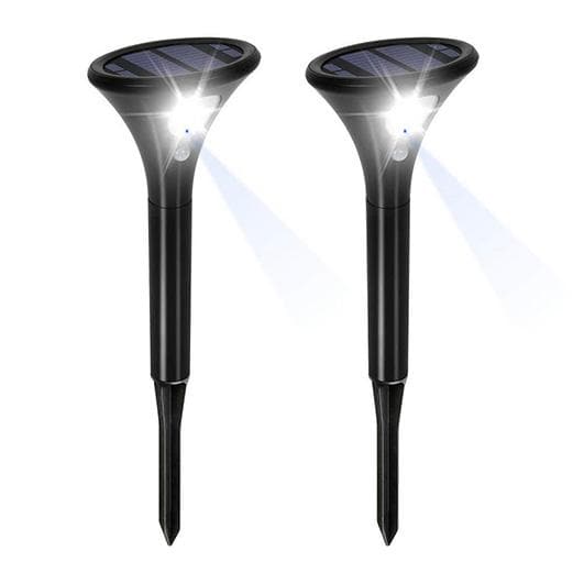 Modern Solar Pathway Light | Motion Activated | 2 Pack | Warm or Cool White