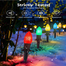 Solar Powered Light with 20pcs Set for Outdoor Decor & Strawberry Design