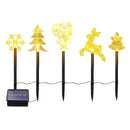 Solar Stake Lights for Christmas Outdoor Decoration with 5Pcs