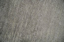 Modern Solid 2x3 Gray Hand Knotted Entryway Silk Area Rug