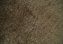 Solid 3x5, 4X6 and 5x7 Hand Woven Shag Brown Soft Viscose Area Rug