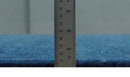 Solid Blue Hand knotted Contemporary 8x10 wool Area Rug