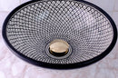 Solid Brass Drain, Push Up Button