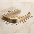 Solid brass finish toilet paper holder bathroom accessory