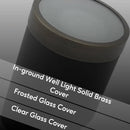 Solid Brass Flat PAR36 In-ground Well Light Cover Kit