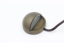 Solid Brass Half Moon Puck Light Fixture