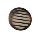 Solid Brass Louvered PAR36 In-ground Well Light Cover Kit