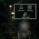 Solid Brass Louvered PAR36 In-ground Well Light Cover Kit