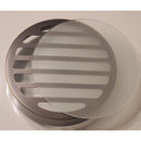 Solid Brass Louvered PAR36 In-ground Well Light Cover Kit