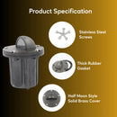 Solid Brass MR16 In-ground Well Light Cover Kit